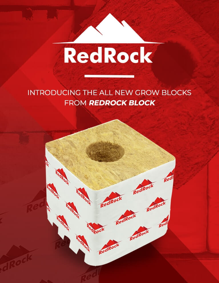 Redrock stone wool blocks