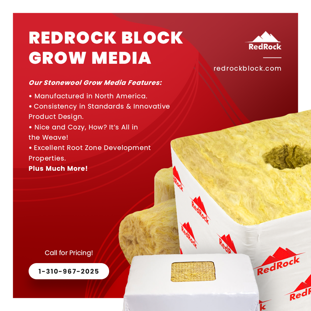 Redrock Block Grow Media
